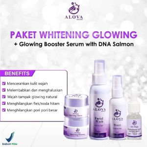 PAKET ALOVA SKINCARE FARMASI/BPOM BONUS SERUM