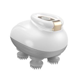 Portable Scalp Massager with Red Light Therapy IPX6 Waterproof 7 Massage Modes for Hair Growth & Headache Relief