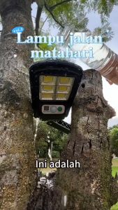 Lampu Jalan LED Solar 120W dengan Sensor Gerak Anti Air