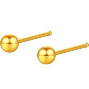 Mini Shiny Gold Earrings