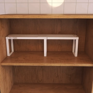 *SG Stock* Metal Expandable Rack/Cabinet Extending Organizer Rack Countertop Rack Pan Rack Pot Rack Pan Holder Retractable Organizer Rack Desktop Organizer Rack Kitchen Shelf Kitchen Rack Lid/Pot/Pan Storage Rack Cabinet Organizer Shelf