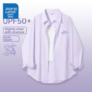 Jeanswest | Summer Thin Sunscreen Ice Silk Loose Shirt