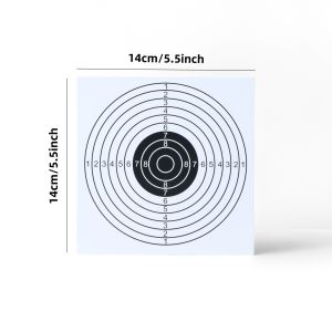 14cm Metal Target Box Optional Separate Target Paper or Box‑with‑Papers for Airsoft Shooting Training Outdoor Accessories