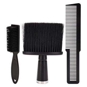 Barber Shop 3 Piece Set Dust Removal Brush Neck Face Cleaning Brush Multifunctional Barber Brush Hairdressing Tools