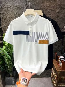 Ice Silk Cool Feeling Short Sleeve Polo Shirt Standard Fit Casual Turn-down Collar Summer New Arrival from atdXP Brand