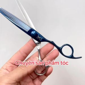Titan Kéo Tỉa Nhặt Sạn Cao Cấp 15-20% Thép Nhật S440C 6 Inches - Kéo Tỉa Tóc Sắc Bén Kiểu Răng W Tăng Độ Chính Xác Khi Cắt Kéo nhặt sạn fade Titan 15-20% tóc