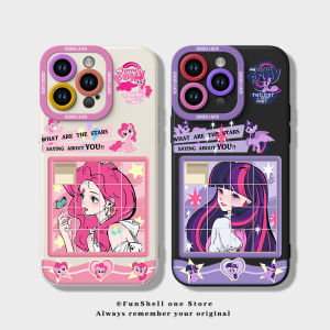 เคสโทรศัพท์ซิลิโคนป้องกันการตกหล่นสำหรับผู้หญิง ปกป้องเลนส์ ดีไซน์การ์ตูนน่ารัก สำหรับ iPhone 16 pro Max 17 XR XS MAX