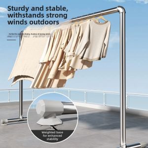 Foldable Portable Heavy Duty Clothes Rack