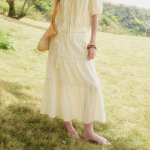 BADINA | Áo Blouse Voan Bohemian Cổ V Elegance