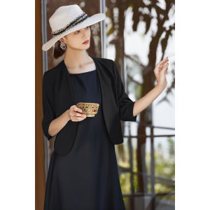 Misoshine | Elegant Fashionable Youth Short No Collar Blazer