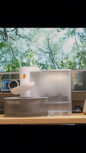 【SG Stock】New pet gravity drinking fountain smart water feeder pouring cat drinking bowl wireless dog drinking fountain pet water fountain
