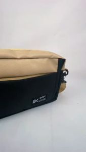 Tas Selempang Multifungsi Excert Brusko - Desain Modern Bahan Kanvas Warna Hitam/Cacao/Abu-abu Tua