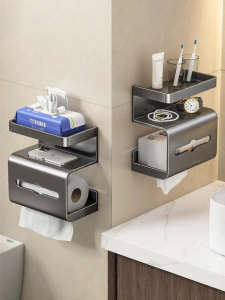 youqin | Wall-mounted No Drilling Toilet Roll Holder