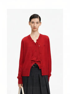 Wool Washable Knitted Cardigan Loose Top