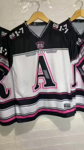 Jersey ONE SEVEN Huruf A Pria Wanita / Kaos Jersey Basball / Baju Jersey Printing / Ukuran M L XL