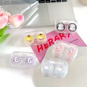 Hộp đựng lens kính sát tròng Sario trong suốt xịn xò siêu đẹp