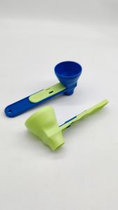Reusable Funnel Spoon Plastic Coffee Scoop Funnel Filling Powder Funnel Scoop