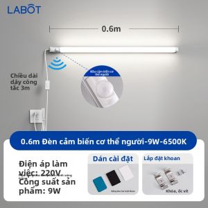 SAINAHEPAN | Đèn Cảm Biến Chuyển Động Gắn Tường cho Sảnh Tủ Bếp và Phòng Tắm