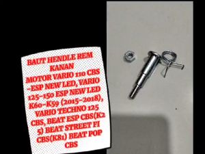 [ 1 SET ] Baut PER MUR - Baut Handle-Handel-Hendel- Rem Kanan Vario Techno 110-125 CBS-Vario 125-150 eSP New LED K60-K59 & Beat eSP-Street-FI K81-Pop CBS kualitas ori