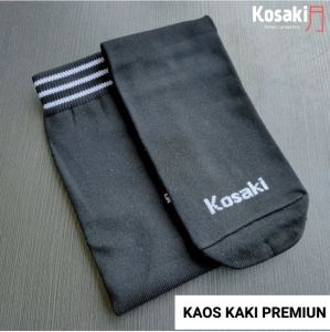 Kaos Kaki Universal Pria / Wanita Kosaki UNISAKI Kaos Kaki Dobel Tumit Kaos Kaki Dobel Nylon Kaos Kaki Non Jempol-HITAM