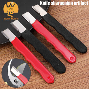[Warm Homie] Portable Handheld Kitchen Sharpener  Mini Alloy Steel Garden Pruning Sharpening Stone