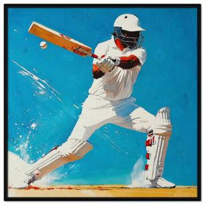 Tranh thể thao bóng chày. Tranh treo tường dán tường sơn dầu canvas trang trí. CGI-1569
