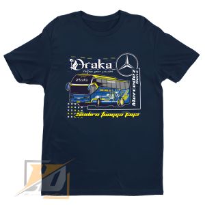 KAOS ANAK BISMANIA PO HARYANTO - BAJU ANAK LAKI-LAKI GAMBAR BUS DRAKA TUNGGAL JAYA