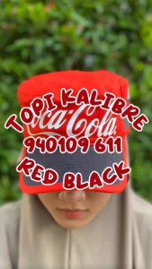 Topi Pria Kalibre Coca-Cola Fashion Pria Caps 940109611 Red-Black Topi Snapback High Quality topi baseball bisbol 940109 611