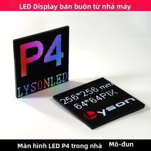 Mô-đun Màn Hình LED Đủ Màu SMD Trong Nhà P4 64x64 Pixels 256x256mm Bảng Ma Trận 1/32 Scan Để Hiển Thị Video Bán Buôn