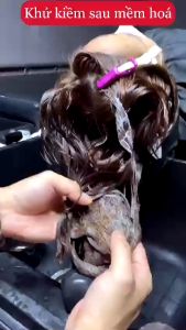 Khử kiềm Ron PH collagen thủy phân cân bằng PH khóa màu sau khi sử dụng hóa chất uốn duỗi nhuộm chai 500ml