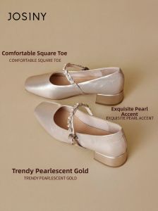 Josiny | Mary Jane Style Flats Heeled