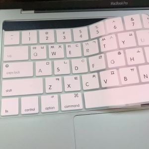Korean Language Keyboard Skin for MacBook Air/Pro Retina A1466/A1502/A1369/A1286/A1398 US Key Silicone Keyboard Protector Cover