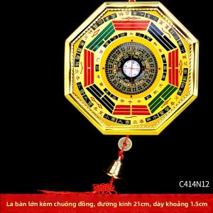 YISHUIGE | Bùa Chắn Phong Thủy Gương Treo Cửa