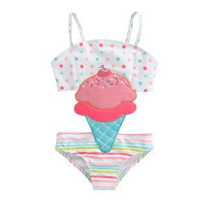 Toddler Infant Baby Girls Swimwear Watermelon Swimsuit Swimming Beach Bathing Bikini Cute Summer One-Piece Swimming Baby Overall