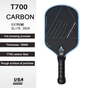 Hot Pressing 16MM Pickleball Paddles Ultralight T700 Carbon Fiber Pickleball Rackets Fabric Brushed Rough Surface