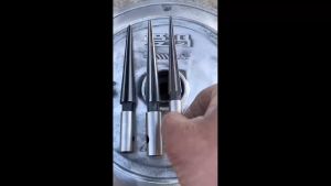 2PCS เหล็กเจาะ คว้าน รีมเมอร์เรียวองศา ดอกสว่านรีมเมอร์ รีมเมอร์ T เครื่องมืองานไม้ เหล็กเจาะ มือถือ รีมเมอร์เต งานเหล็ก ขนาด 3-13 มม. 5-16 มม