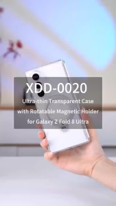 XUNDD Crystal Magnet W/360 STAND Premium Case WITH SCREEN PROTECTOR SAMSUNG Z FOLD 8 ULTRA
