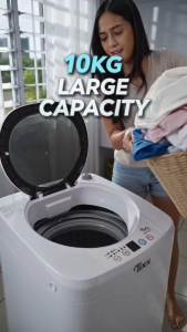 Tixx Washing Machine With Dryer Portable Mini Washing Machine Blue Light Sterilization Child Safety Lock