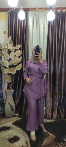 SETELAN LAURA POLO LINEN