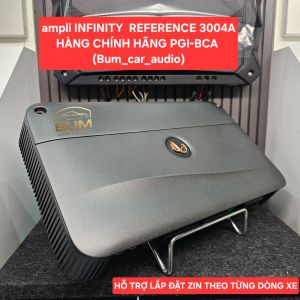 ampli INFINITY REFERENCE 3004A hàng chính hãng PGI-BCA (Bum_car_audio) phù hợp lắp đặt zin theo từng dòng xe