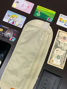 CnaBpc Invisible Travel Waist Packs Pouch For Passport Money Belt Bag Hidden Security Wallet Gift Travel Bag Chest Pack Money Waist Bag