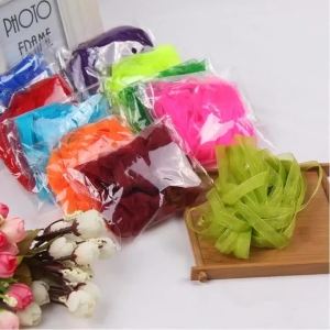 Selling (10Meters) 6mm Width Organza Chiffon Ribbon Wedding Party Decor Gift Wrapping New Year Apparel Sewing Fabric Ribbon