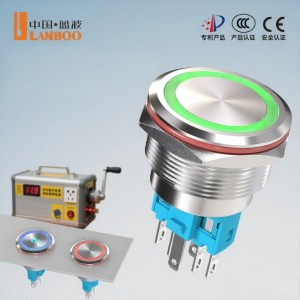 LANBOO | High Current Water-resistant Push Button Switch 22mm