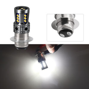 1PC รถจักรยานยนต์ LED ไฟหน้าหลอดไฟ H4 สูง/ต่ํา Beam S2 BA20D P15D H6 12V สีขาวหมอก DRL ใช้งานร่วมกับมอเตอร์สกู๊ตเตอร์ Access