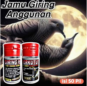 JAMU GIRING ANGGUNAN obat perkutut malas bunyi super raja gacor jago manggung bocor jos jpj crystal