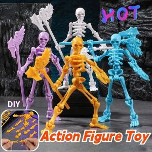 Skeleton Action Doll Toy 3D Movable Accessory Skeleton Joint Human Body Model Dummy Assembly Toy