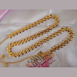 INDIAN WOMEN  GOLD STONE HIP CHAIN