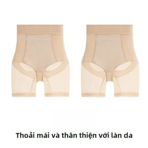 MiiOW | Quần bó sát mỏng mùa hè Quần bó sát mạnh Thiết kế chữ V cho váy quạt nữ Tăng cường cơ bụng Quần lót nâng hông Thanh lịch Mẫu mùa hè