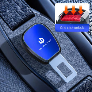 Car Seat Belt Extender Clip Buckle Universal Zinc Alloy Safety Belt Extension Insert Lock Socket for Leapmotor T03 C10 B10 C16