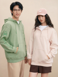 Champion | Hooded Thickened Print Sweatshirt Winter